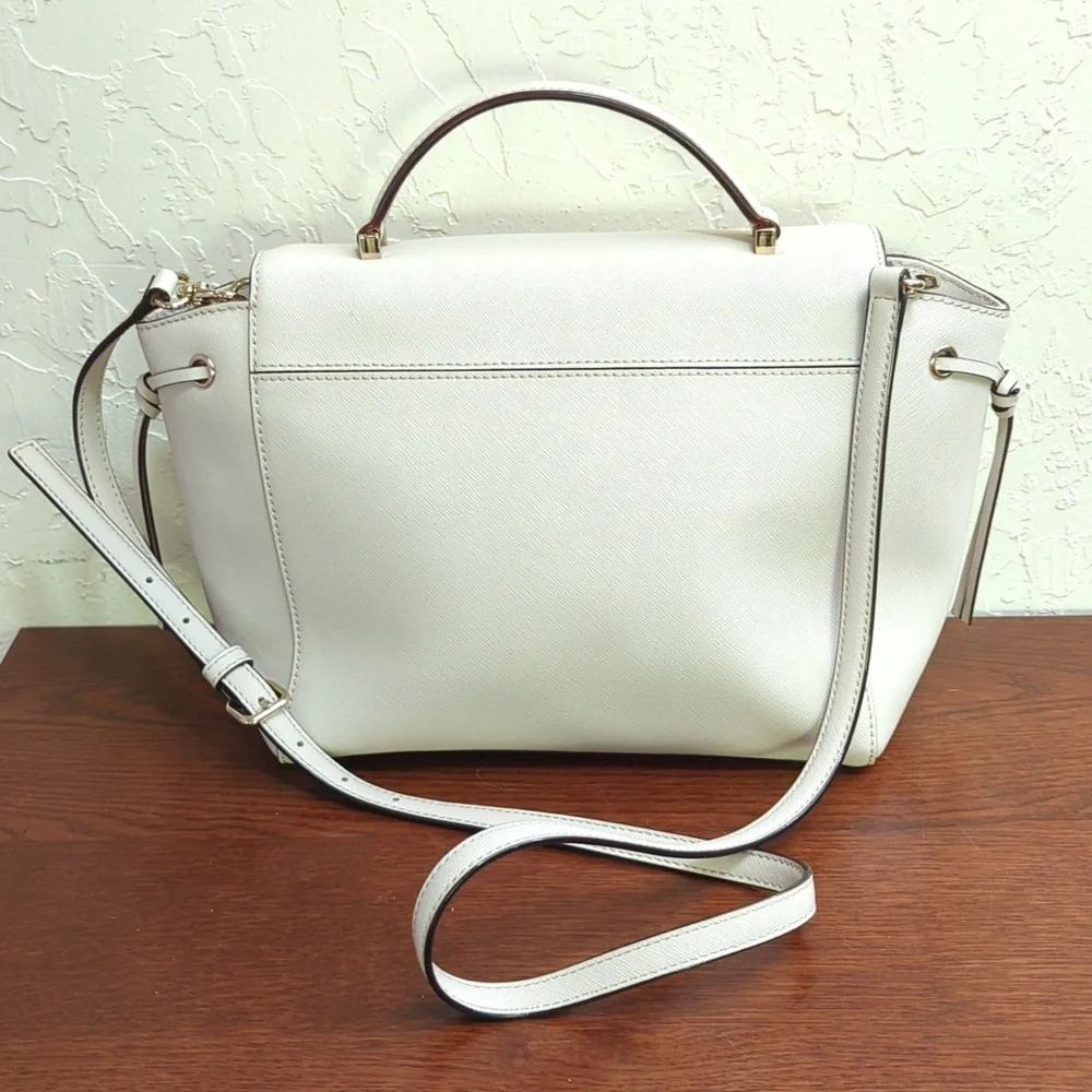 NEW Kate Spade Laurel Way Lilah Satchel Crossbody Almondine